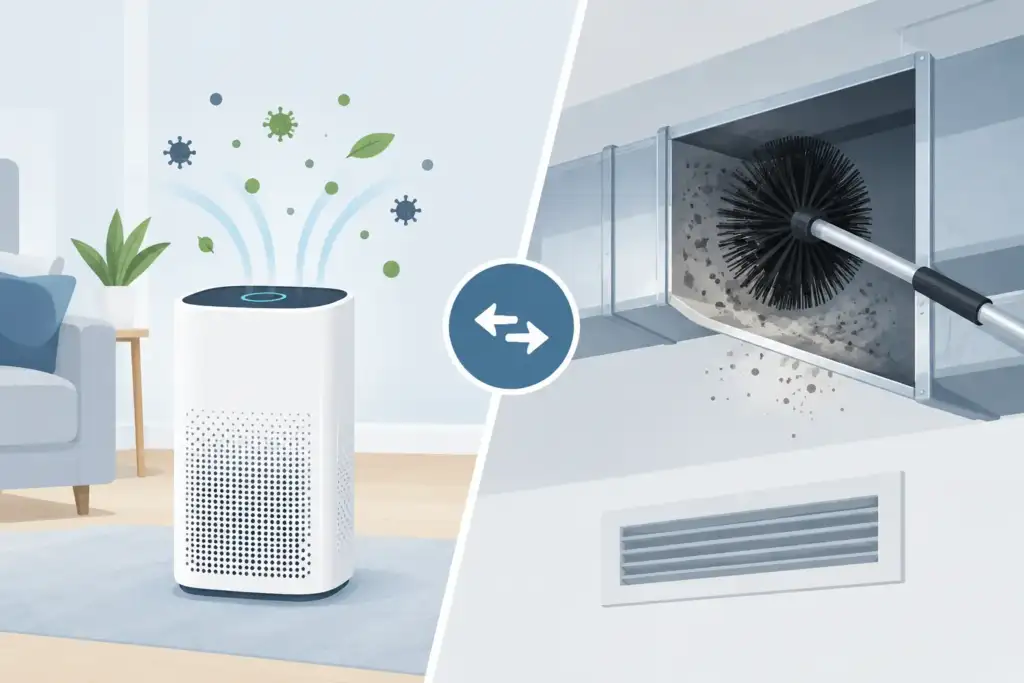 Air Purifier Versus Duct Cleaning Compared