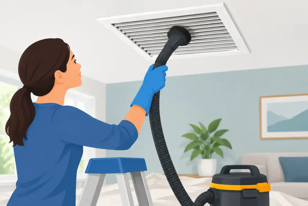 How to Clean Return Vents Without Making a Mess
