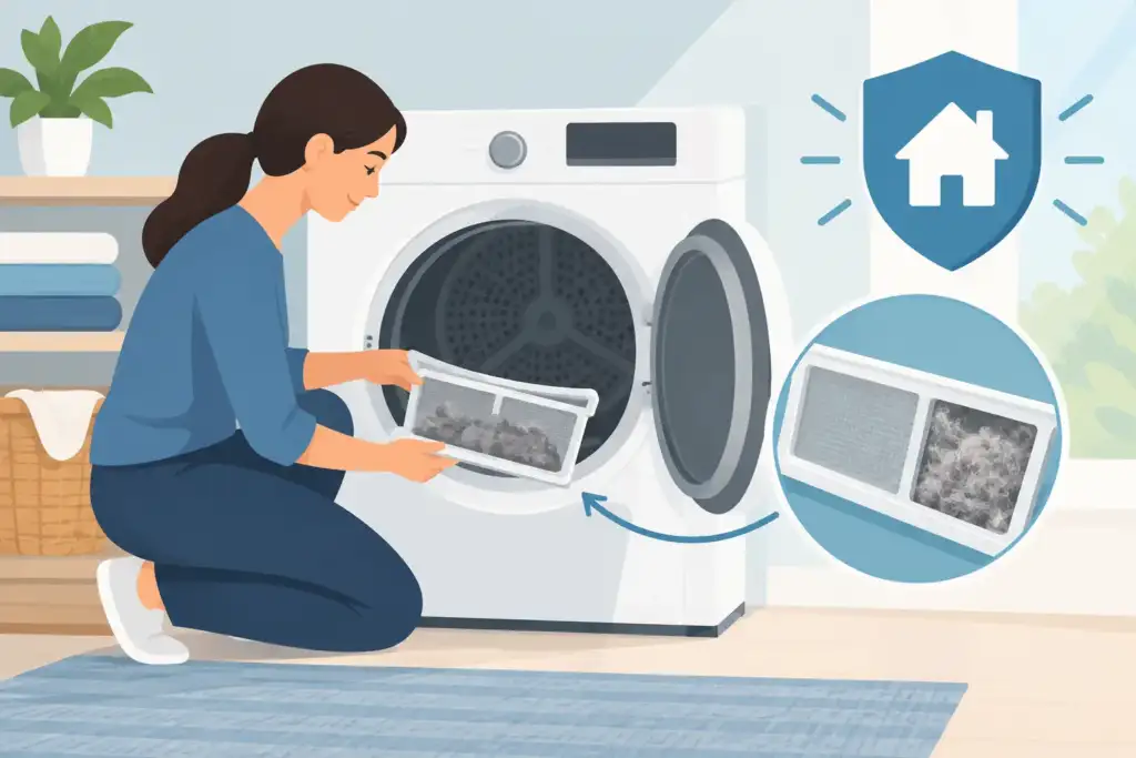 Preventing Dryer Lint Buildup for Safer Homes