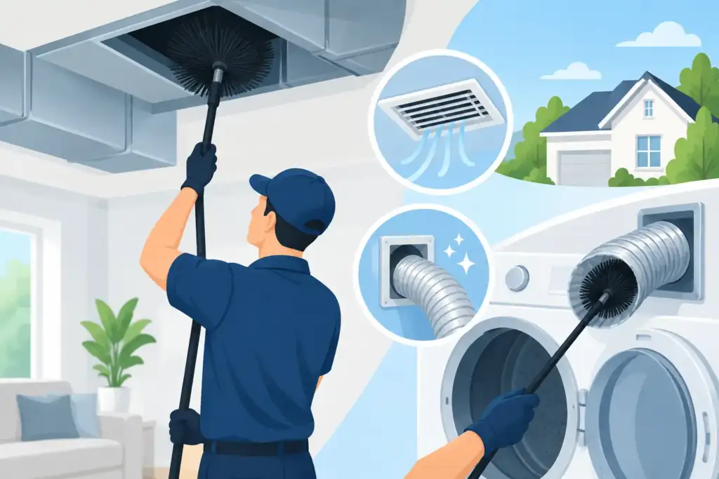 Air Duct Cleaning and Dryer Vent Cleaning in Ashburn