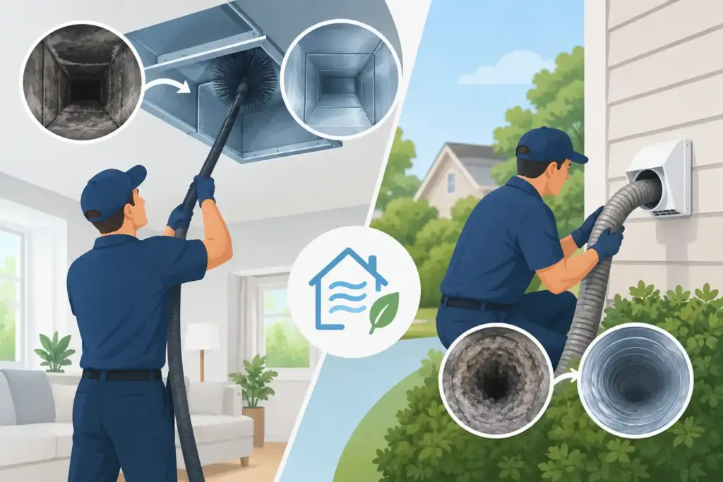 Air Duct Cleaning and Dryer Vent Cleaning in Oakton