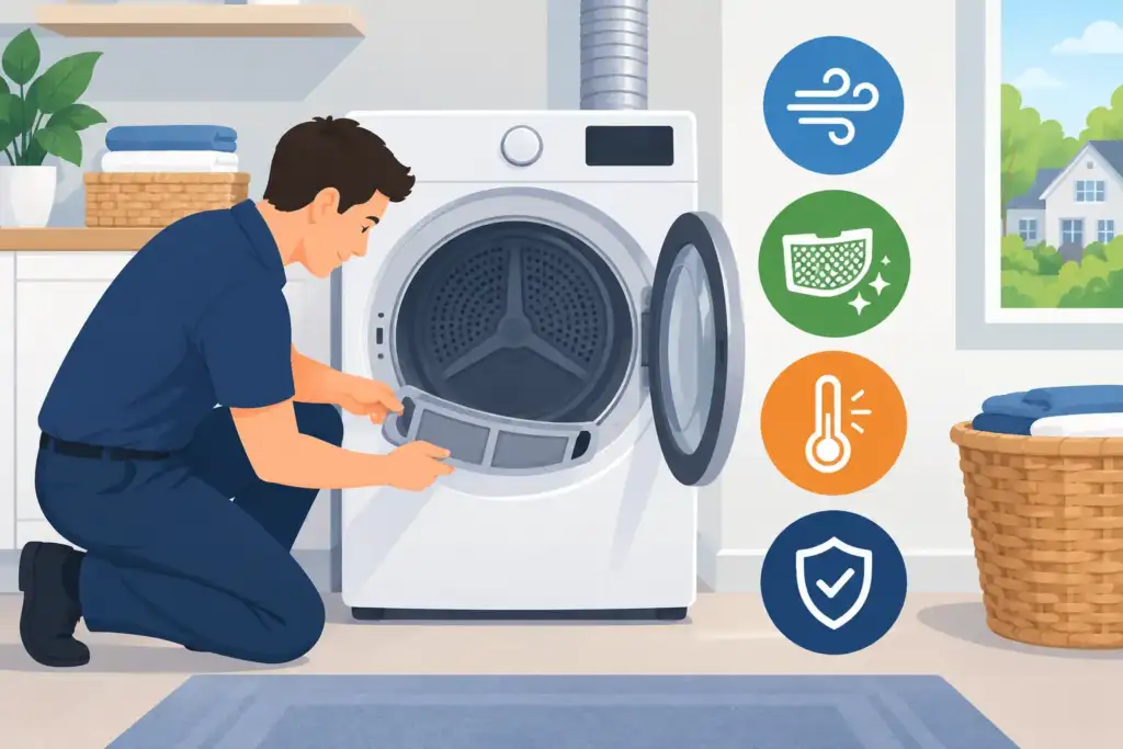 How to Prevent Dryer Overheating at Home in Fairfax County