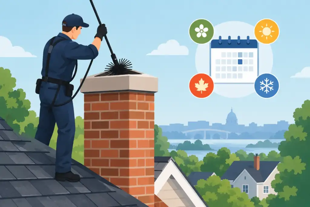 When to Book Chimney Cleaning Near Me in Fairfax