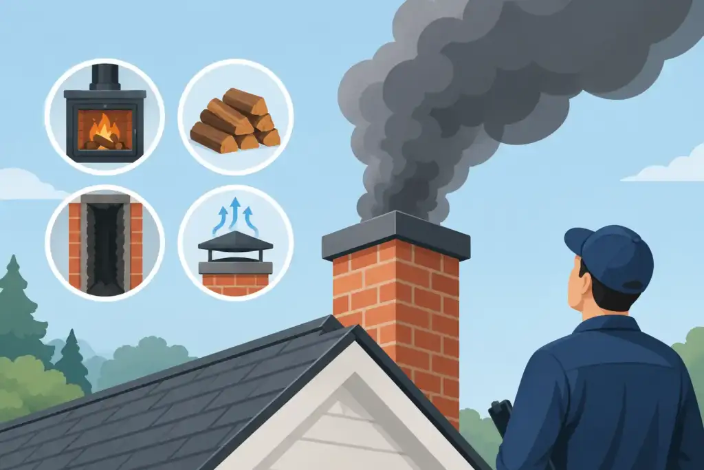 Why Is My Chimney Smoky? Causes and Fixes