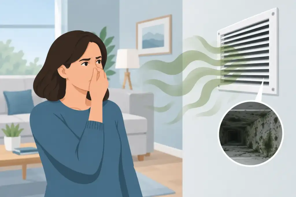 Why Musty Vent Odors Keep Returning at Home